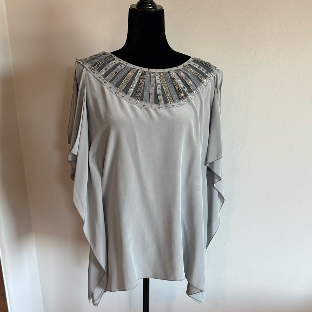 BCBGMaxAzria Silk Top